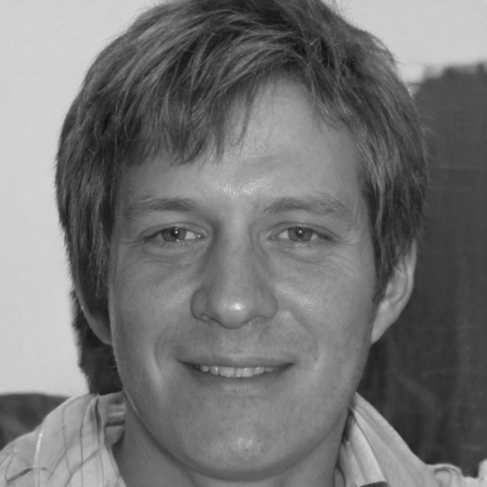 Portrait of Darrick Faulksen presenting at game design workshop